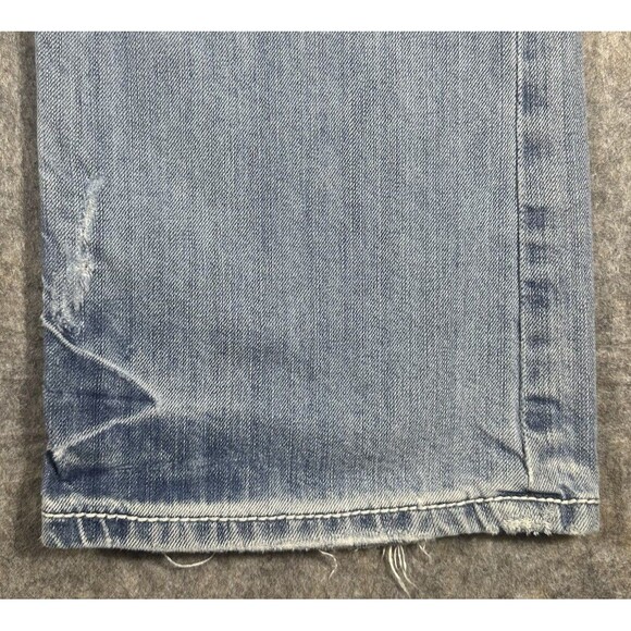 BKE Buckle Jake Jeans Men’s 31x32 Regular Fit Blue Straight Distressed READ - Picture 5 of 12